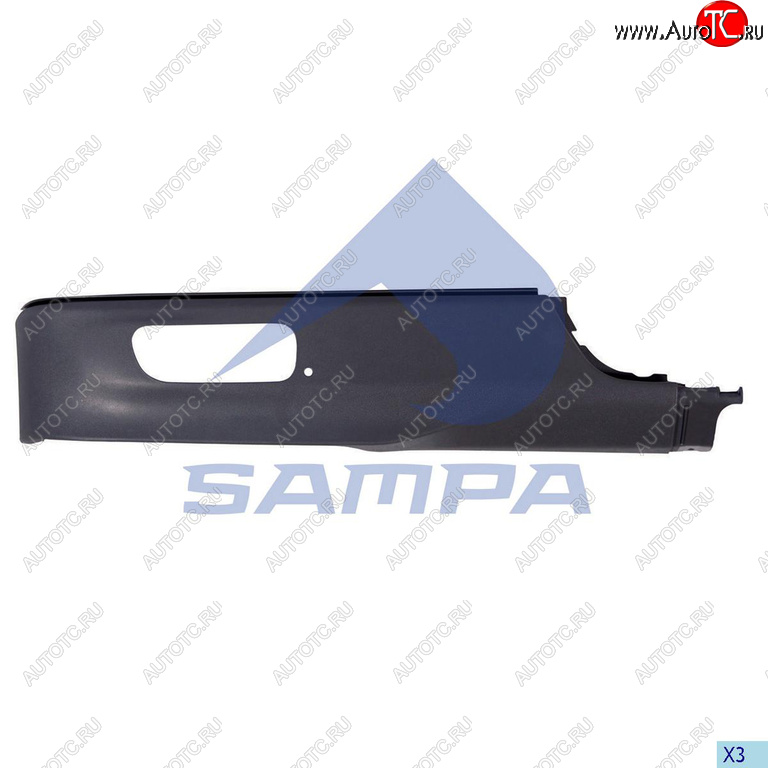 839 р. Бампер MERCEDES Axor правая часть SAMPA SAMPA 18100272  с доставкой в г. Пермь