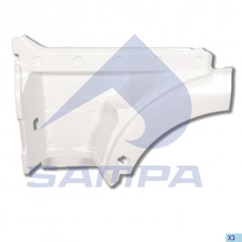 9 549 р. Панель MAN TGA TGX подножки ступени левой SAMPA SAMPA 18200042  с доставкой в г. Пермь. Увеличить фотографию 1