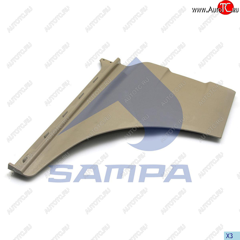 5 399 р. Накладка MAN TGA,TGX двери нижняя правая SAMPA SAMPA 18200045  с доставкой в г. Пермь