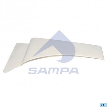 2 849 р. Накладка MAN крыла переднего левого SAMPA SAMPA 18200052  с доставкой в г. Пермь. Увеличить фотографию 1