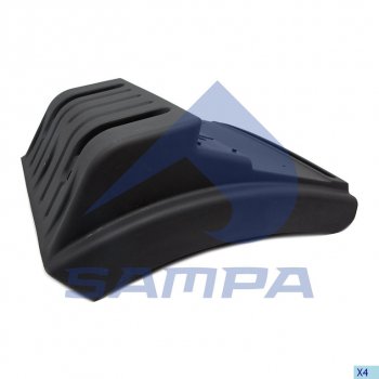 2 099 р. Крыло MAN TGA заднее левое задняя часть (680мм) SAMPA SAMPA 18200068  с доставкой в г. Пермь. Увеличить фотографию 1