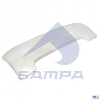 1 499 р. Дефлектор MAN TGA кабины правый угловой SAMPA SAMPA 18200081  с доставкой в г. Пермь. Увеличить фотографию 1