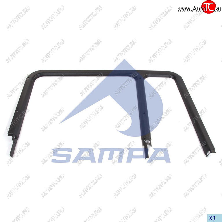 999 р. Рамка MAN стекла двери левой SAMPA SAMPA 18200174  с доставкой в г. Пермь