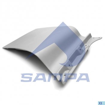 7 249 р. Накладка MAN TGA,L,LX двери нижняя левая SAMPA SAMPA 18200190  с доставкой в г. Пермь. Увеличить фотографию 1