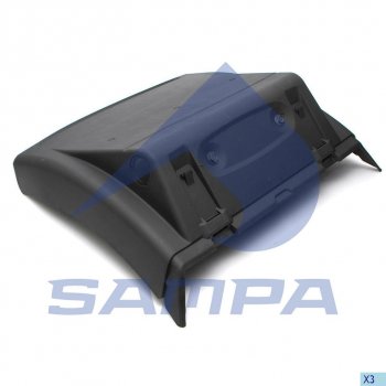 3 499 р. Крыло MAN TGX заднее передняя часть (690мм) SAMPA SAMPA 18200212  с доставкой в г. Пермь. Увеличить фотографию 1