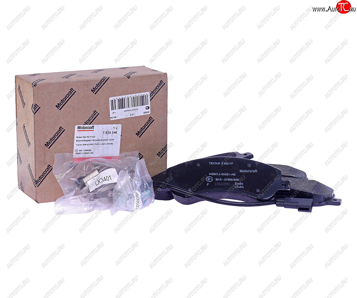 4 799 р. Колодки тормозные FORD Transit (06-) передние с датчиком (эконом) (4шт.) OE FORD 1824346 FORD 1824346  с доставкой в г. Пермь