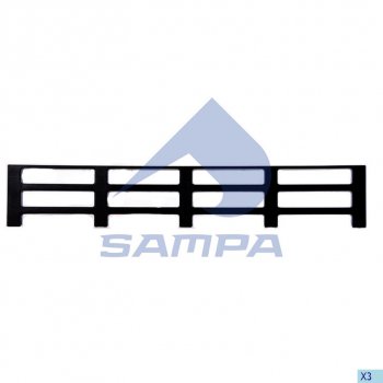 679 р. Решетка радиатора VOLVO FH,FM облицовки нижняя SAMPA SAMPA 18300009  с доставкой в г. Пермь. Увеличить фотографию 1