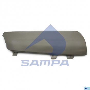 3 799 р. Панель VOLVO FH кабины угловая левая SAMPA SAMPA 18300027  с доставкой в г. Пермь. Увеличить фотографию 1