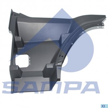 3 599 р. Подножка VOLVO FH кабины верхняя левая SAMPA SAMPA 18300031  с доставкой в г. Пермь. Увеличить фотографию 1