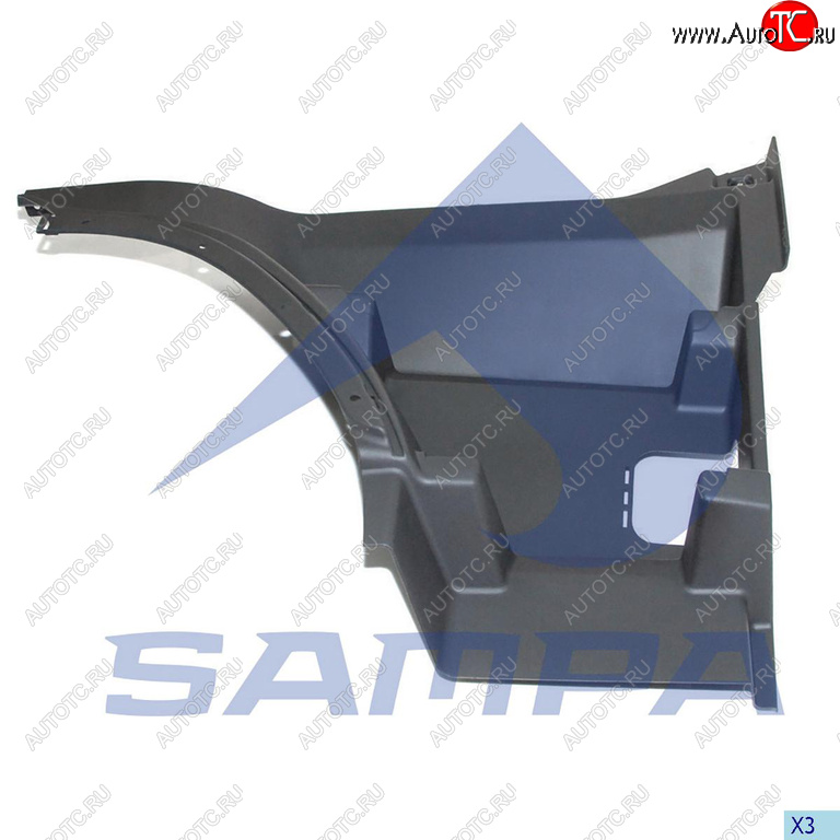 4 749 р. Подножка VOLVO FH кабины верхняя правая SAMPA SAMPA 18300032  с доставкой в г. Пермь