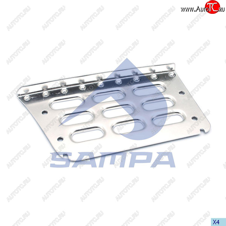 1 169 р. Подножка VOLVO FH,FM правая (металлическая ступень) SAMPA SAMPA 18300037  с доставкой в г. Пермь