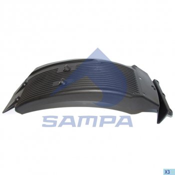 1 799 р. Подкрылок VOLVO FH кабины передний правый SAMPA SAMPA 18300043  с доставкой в г. Пермь. Увеличить фотографию 1