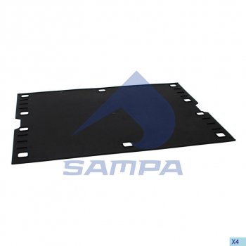 669 р. Крыло VOLVO FH,FM заднее передняя часть SAMPA SAMPA 18300049  с доставкой в г. Пермь. Увеличить фотографию 1
