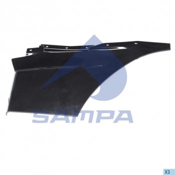 3 199 р. Накладка VOLVO FH 1V двери нижняя левая SAMPA SAMPA 18300090  с доставкой в г. Пермь. Увеличить фотографию 1