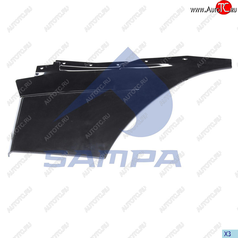 3 199 р. Накладка VOLVO FH 1V двери нижняя левая SAMPA SAMPA 18300090  с доставкой в г. Пермь