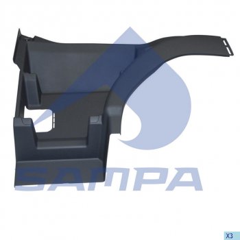 4 649 р. Панель VOLVO FH подножки ступени левой SAMPA SAMPA 18300092  с доставкой в г. Пермь. Увеличить фотографию 1