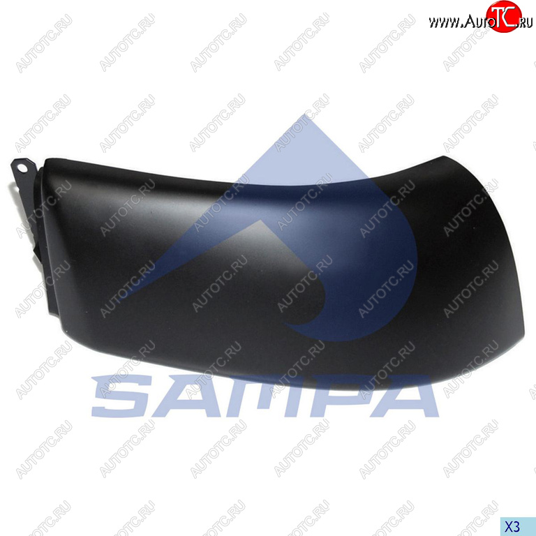 2 199 р. Бампер VOLVO FH 2V правая часть (металл) SAMPA SAMPA 18300263  с доставкой в г. Пермь