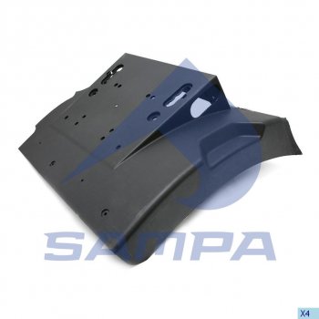 1 399 р. Крыло VOLVO FH,FM,FMX RENAULT заднее задняя часть левая SAMPA SAMPA 18300475  с доставкой в г. Пермь. Увеличить фотографию 1
