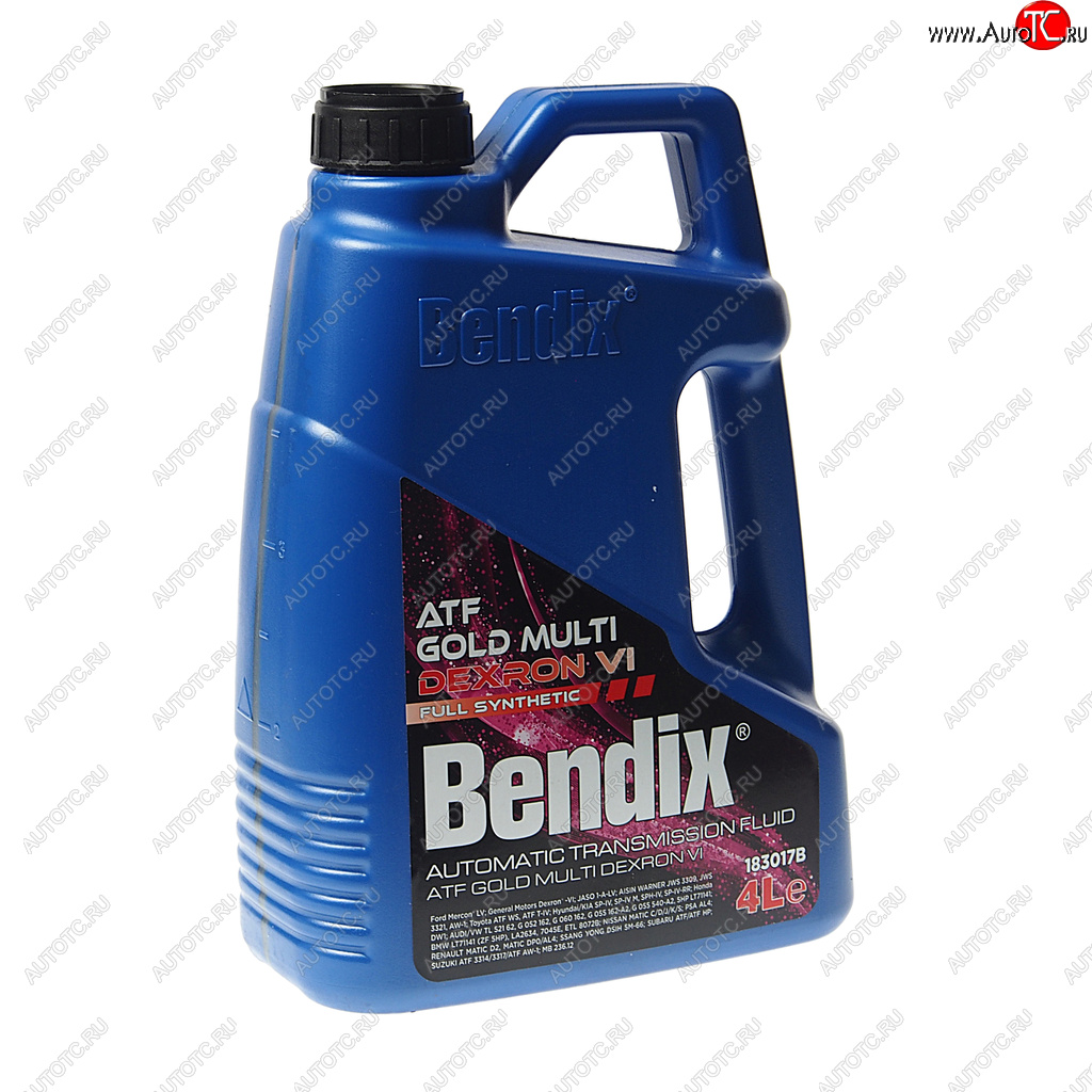 3 679 р. Масло трансмиссионное ATF для АКПП GOLD MULTI DEXRON VI синт.4л BENDIX BENDIX 183017b  с доставкой в г. Пермь