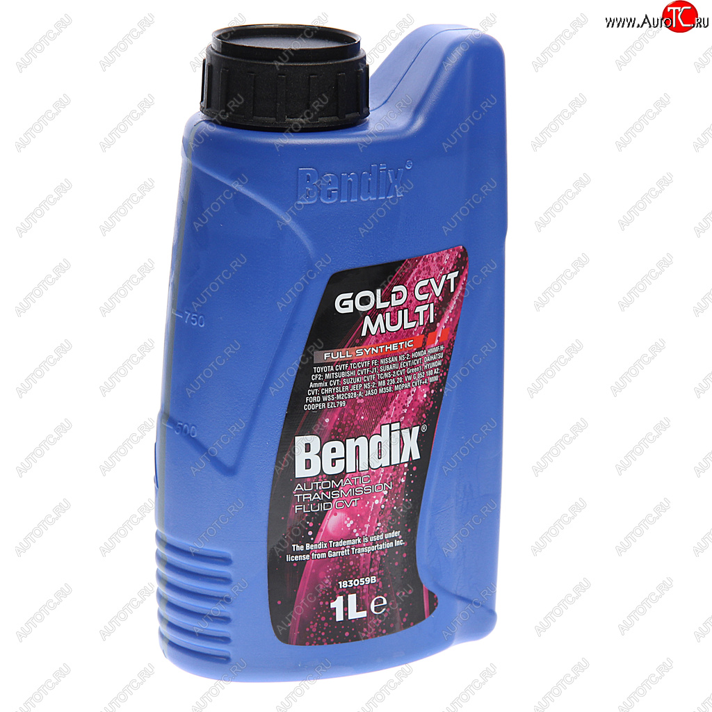 829 р. Масло трансмиссионное CVT для вариаторов GOLD MULTI синт.1л BENDIX BENDIX 183059b  с доставкой в г. Пермь