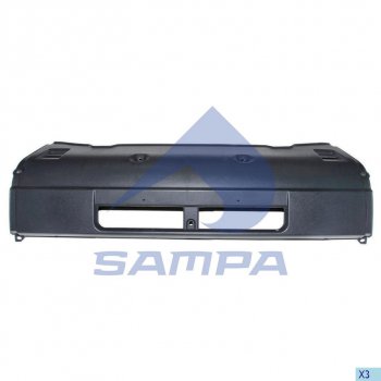 3 099 р. Бампер SCANIA 114,124,144,R series центральная часть SAMPA SAMPA 18400010  с доставкой в г. Пермь. Увеличить фотографию 1