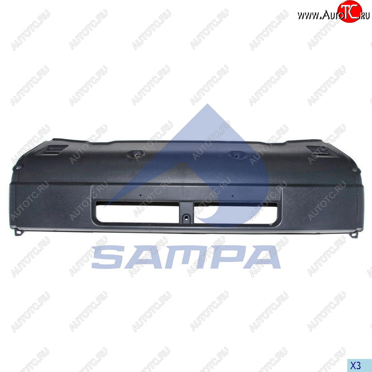 3 099 р. Бампер SCANIA 114,124,144,R series центральная часть SAMPA SAMPA 18400010  с доставкой в г. Пермь