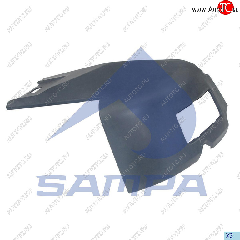 3 299 р. Бампер SCANIA 114,124,144,R series левая часть SAMPA SAMPA 18400011  с доставкой в г. Пермь