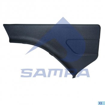1 249 р. Накладка SCANIA 4,P,R,CP,CR series крыла переднего левая SAMPA SAMPA 18400031  с доставкой в г. Пермь. Увеличить фотографию 1