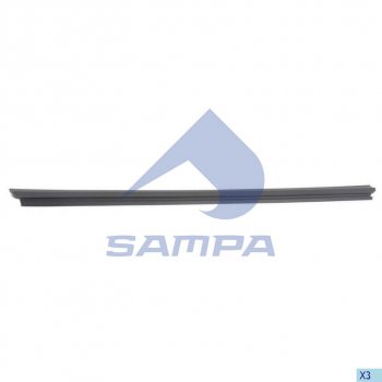 1 029 р. Уплотнитель стекла SCANIA 4,P,R,T двери SAMPA SAMPA 18400118  с доставкой в г. Пермь. Увеличить фотографию 1