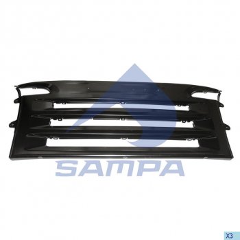 9 899 р. Решетка радиатора SCANIA P,R series верхняя SAMPA SAMPA 18400127 SAMPA 18400127  с доставкой в г. Пермь. Увеличить фотографию 1