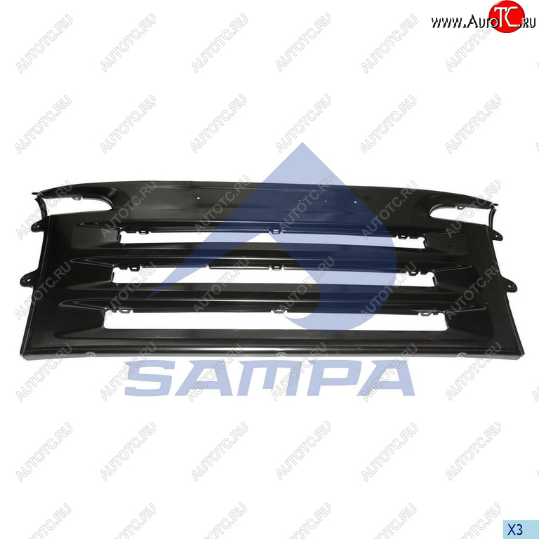 9 899 р. Решетка радиатора SCANIA P,R series верхняя SAMPA SAMPA 18400127 SAMPA 18400127  с доставкой в г. Пермь