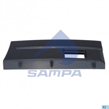 1 489 р. Накладка SCANIA P,R series подножки левая SAMPA SAMPA 18400177  с доставкой в г. Пермь. Увеличить фотографию 1