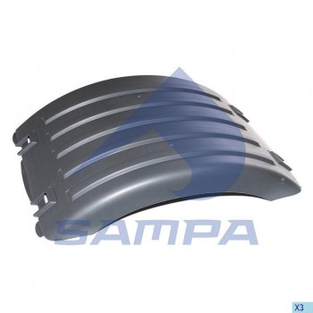 2 049 р. Крыло SCANIA P,R,4 series заднее средняя часть SAMPA SAMPA 18400255  с доставкой в г. Пермь. Увеличить фотографию 1