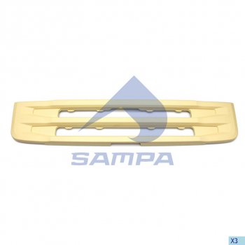 9 499 р. Решетка радиатора SCANIA 6 series,P (h=33см) SAMPA SAMPA 18400281  с доставкой в г. Пермь. Увеличить фотографию 1