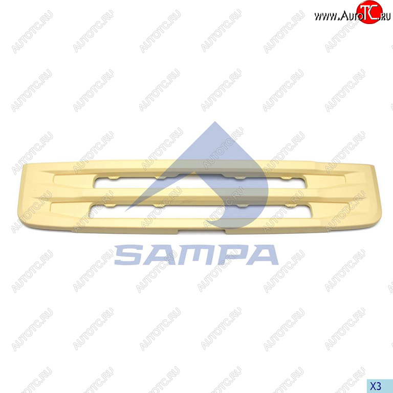 9 499 р. Решетка радиатора SCANIA 6 series,P (h=33см) SAMPA SAMPA 18400281  с доставкой в г. Пермь
