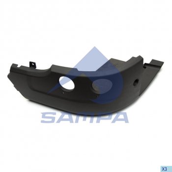 5 999 р. Бампер SCANIA передний левая часть SAMPA SAMPA 18400286  с доставкой в г. Пермь. Увеличить фотографию 1
