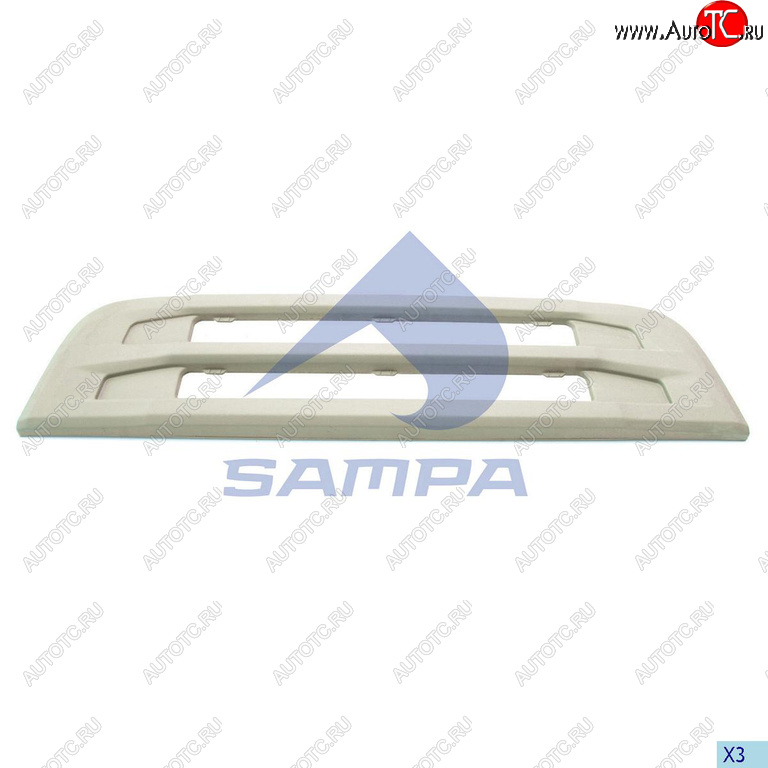 8 999 р. Решетка радиатора SCANIA 6 series,R (h=38см) SAMPA SAMPA 18400318  с доставкой в г. Пермь