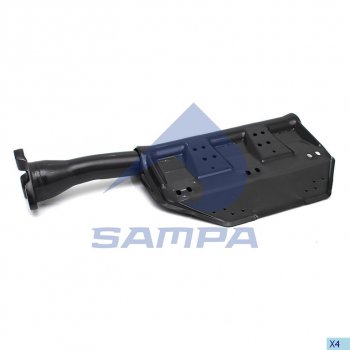 7 649 р. Кронштейн SCANIA крепления брызговика SAMPA SAMPA 18400341  с доставкой в г. Пермь. Увеличить фотографию 1