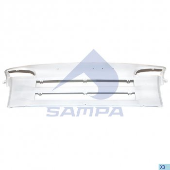 10 549 р. Облицовка радиатора SCANIA SAMPA SAMPA 18400356  с доставкой в г. Пермь. Увеличить фотографию 1