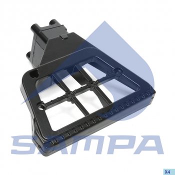 2 059 р. Кронштейн DAF подножки правый SAMPA SAMPA 18500030  с доставкой в г. Пермь. Увеличить фотографию 1