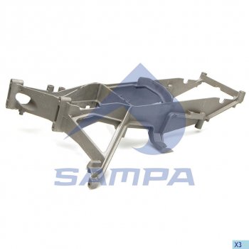 6 999 р. Кронштейн DAF F95,105XF крепления фары левой SAMPA SAMPA 18500092  с доставкой в г. Пермь. Увеличить фотографию 1
