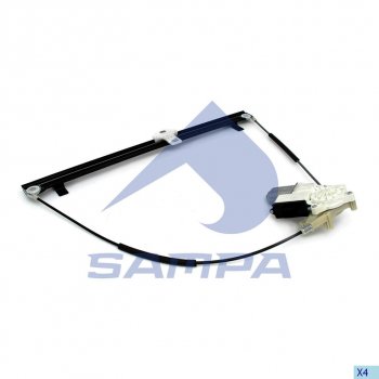 11 399 р. Стеклоподъемник DAF двери правый электрический в сборе SAMPA SAMPA 18500238  с доставкой в г. Пермь. Увеличить фотографию 1