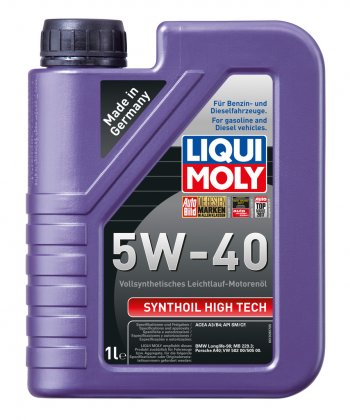 2 279 р. Масло моторное SYNTHOIL HIGH TECH 5W40 синт.1л LIQUI MOLY LIQUI MOLY 1855  с доставкой в г. Пермь. Увеличить фотографию 1