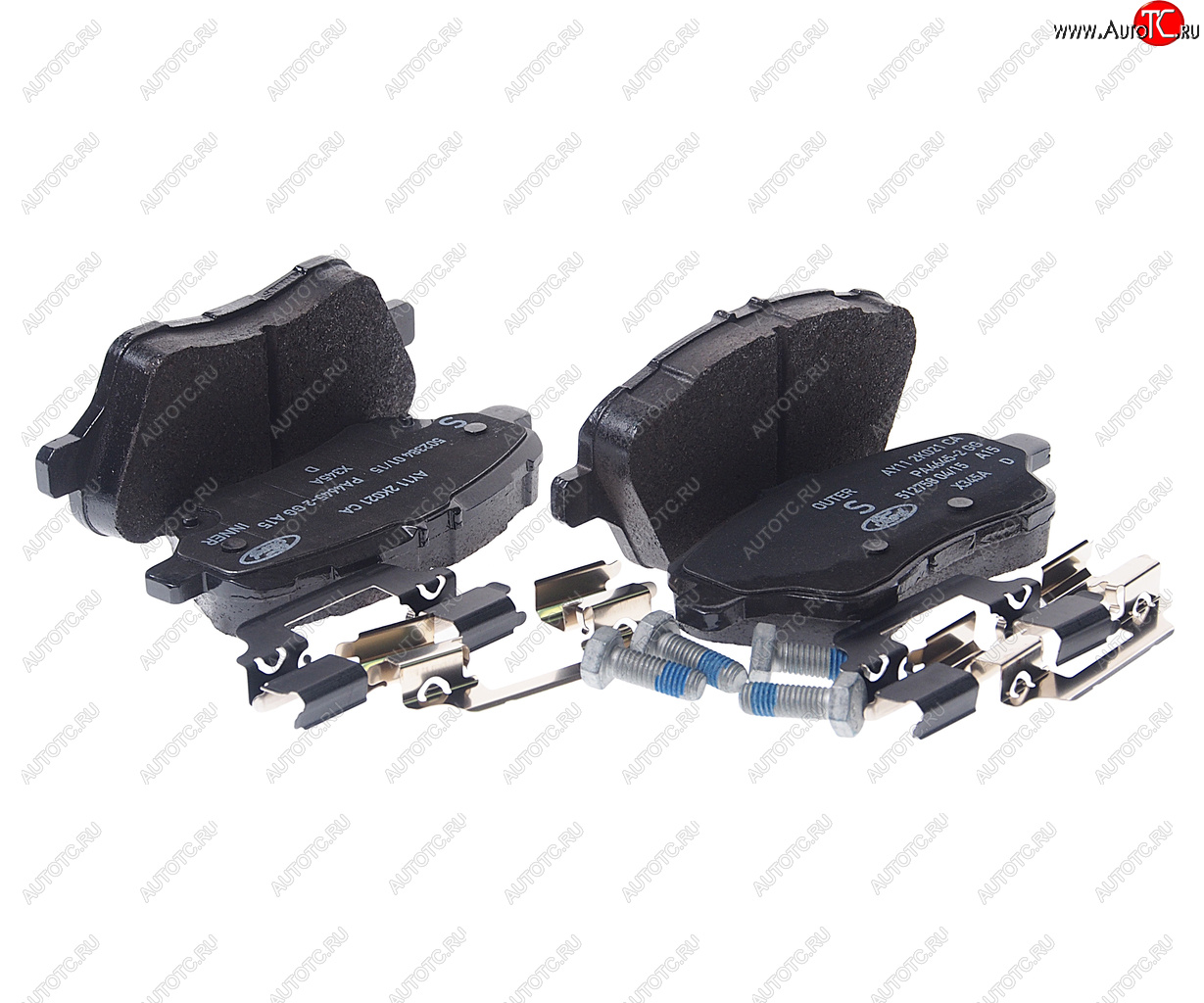 2 359 р. Колодки тормозные передние (4шт.) FORD Ford Fiesta 6 хэтчбэк 3 дв. рестайлинг (2012-2019)  с доставкой в г. Пермь