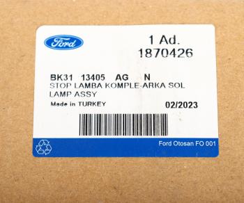 8 499 р. Фонарь задний FORD Transit (14-) левый OE FORD 1870426  с доставкой в г. Пермь. Увеличить фотографию 5
