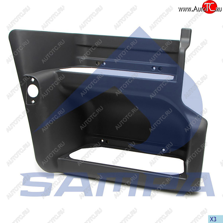 3 999 р. Панель RENAULT Kerax подножки ступени правой SAMPA SAMPA 18800149  с доставкой в г. Пермь