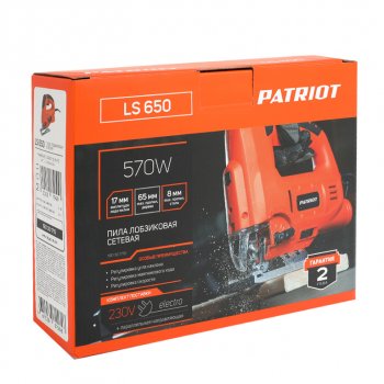 4 999 р. Лобзик 570Вт 800-3000обмин. дерево-65мм PATRIOT PATRIOT 190301710  с доставкой в г. Пермь. Увеличить фотографию 10