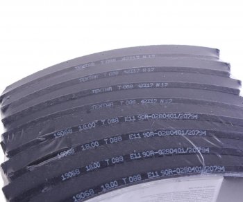 2 979 р. Накладка тормозной колодки VOLVO FH (410x223) стандарт 112 отв. 6.35x15.9 L10  93685 (8шт.) TEXTAR TEXTAR 1906802  с доставкой в г. Пермь. Увеличить фотографию 2