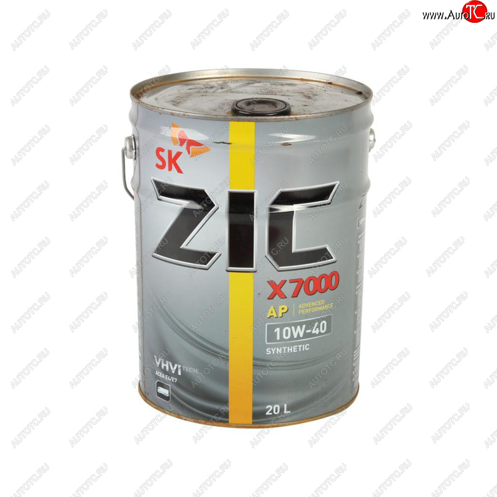 16 899 р. Масло дизельное X7000 AP CI-4SLE7E4 10W40 синт.20л ZIC ZIC 192606  с доставкой в г. Пермь