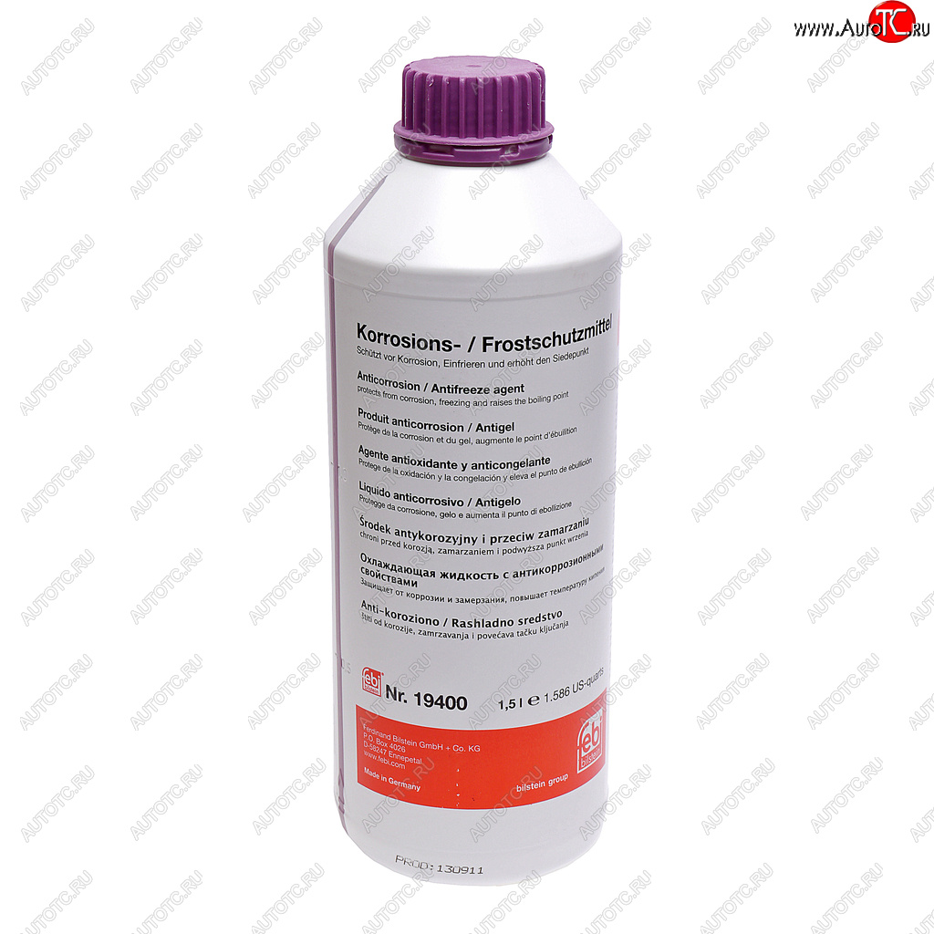 1 099 р. Антифриз фиолетовый концентрат 1.5л G012+ Plus FEBI FEBI 19400  с доставкой в г. Пермь
